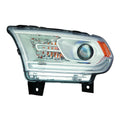 Head Lamp Driver Side Halogen Chrome Bezel Without Led Drl High Quality For Dodge - ch2502256
