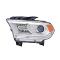 Head Lamp Driver Side Halogen Chrome Bezel With Led Drl High Qualityreturn Restricted - Final Sale - No Warranty Coverage For Dodge - ch2502257