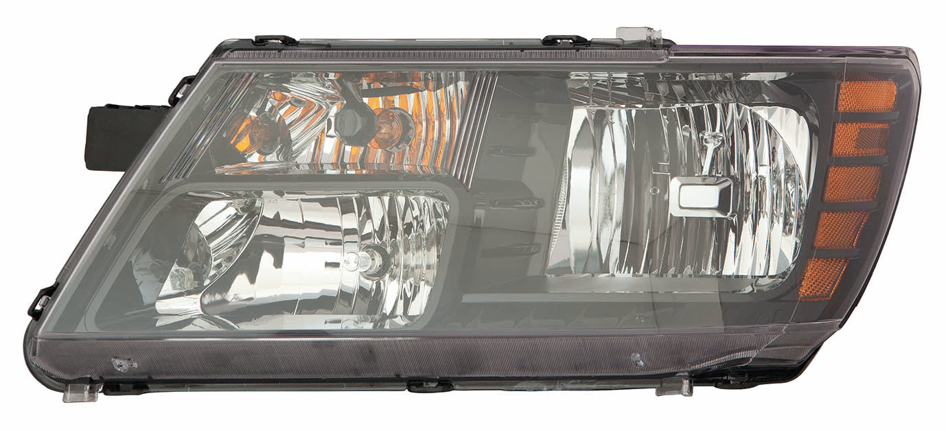 Head Lamp Driver Side Halogen With Black Trim High Quality For Dodge - ch2502265