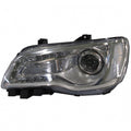 Head Lamp Driver Side Halogen Chrome Bezel Capareturn Restricted - Final Sale - No Warranty Coverage For Chrysler - CH2502268C