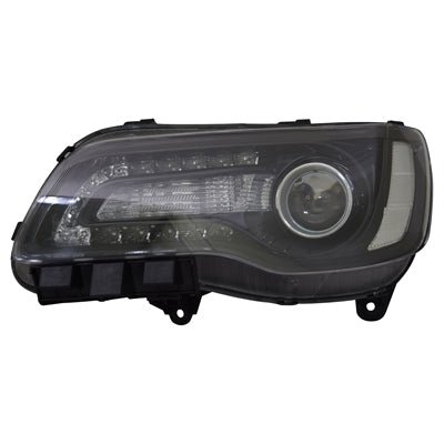 Head Lamp Driver Side Halogen Black Bezel High Qualityreturn Restricted - Final Sale - No Warranty Coverage For Chrysler - ch2502269