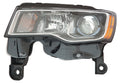 Head Lamp Driver Side Halogen Std Type With Chrome Bezel For Jeep - CH2502297U