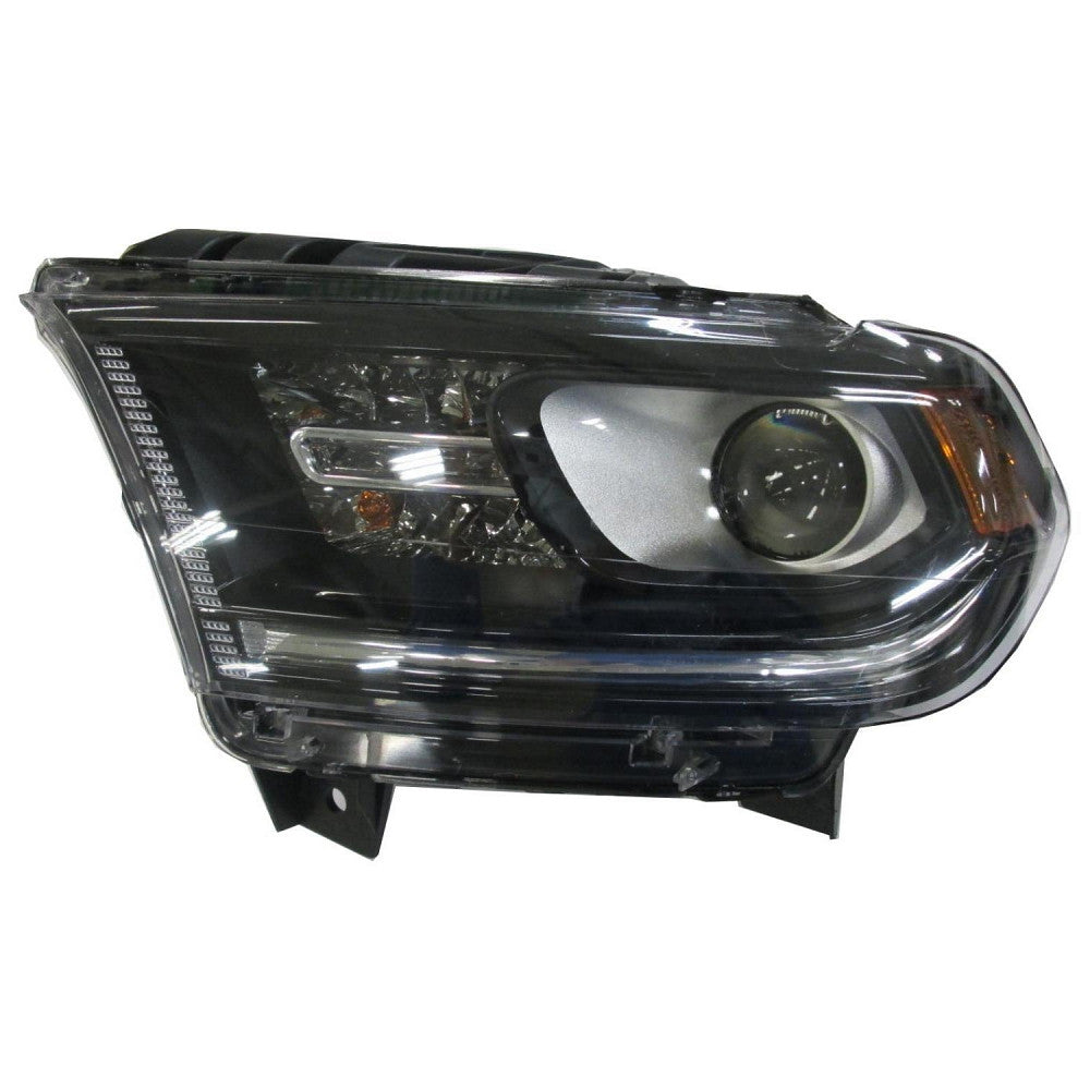 Head Lamp Driver Side Without Led Lamp Black Trim Capareturn Restricted - Final Sale - No Warranty Coverage For Dodge - CH2502302C