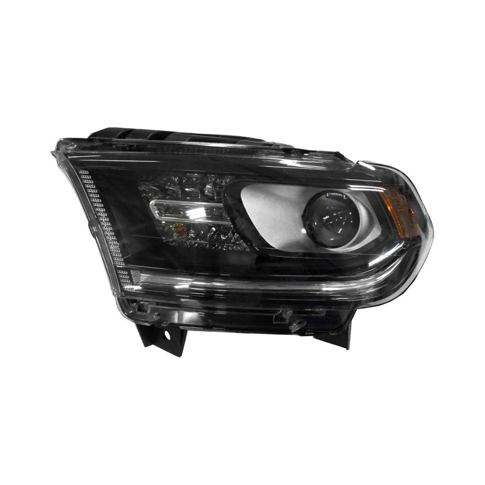 Head Lamp Driver Side Without Led Lamp Chrome Trim High Qualityreturn Restricted - Final Sale - No Warranty Coverage For Dodge - ch2502303