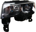 Head Lamp Driver Side Halogen With Black Bezel For Jeep - CH2502309U