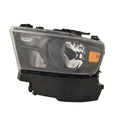 Head Lamp Driver Side Halogen With Black Trim For Ram - CH2502328U
