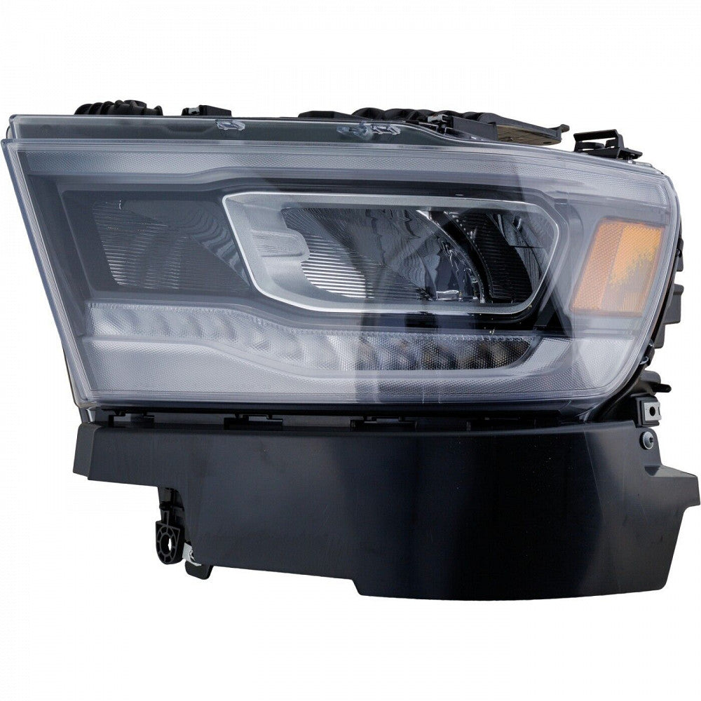 Head Lamp Driver Side Led Chrome Bezel Without Adaptive/Logo/Module High Qualityreturn Restricted - Final Sale - No Warranty Coverage For Ram - ch2502332