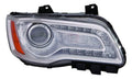 Head Lamp Passenger Side Halogen Chrome Bezel High Qualityreturn Restricted - Final Sale - No Warranty Coverage For Chrysler - ch2503231
