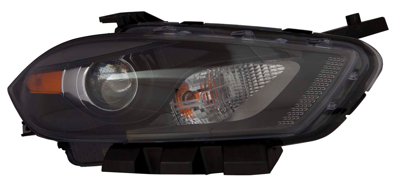 Head Lamp Passenger Side Halogen Black Bezel High Quality For Dodge - ch2503240