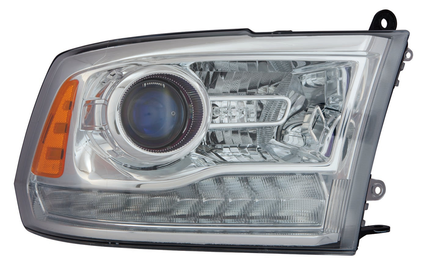 Head Lamp Passenger Side Halogen Projector Style Chrome Exclude Sport/Rt High Qualityreturn Restricted - Final Sale - No Warranty Coverage For Ram - ch2503244