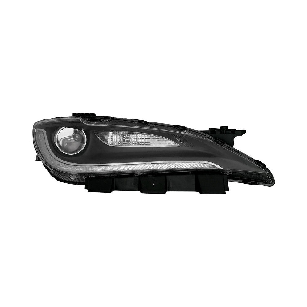 Head Lamp Passenger Side Hid With Led Drl Black Trim High Qualityreturn Restricted - Final Sale - No Warranty Coverage For Chrysler - ch2503263
