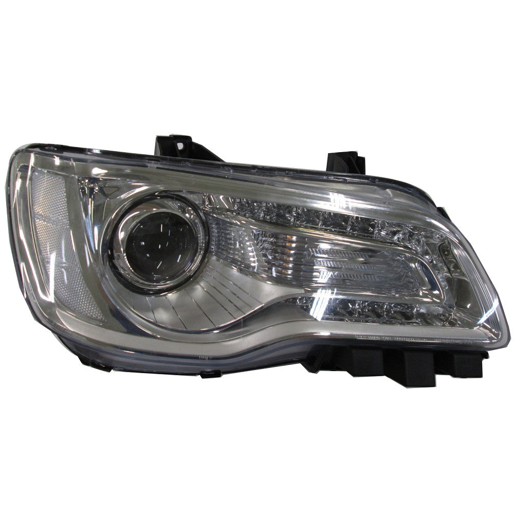 Head Lamp Passenger Side Halogen Chrome Bezel High Qualityreturn Restricted - Final Sale - No Warranty Coverage For Chrysler - ch2503268