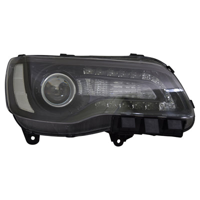 Head Lamp Passenger Side Halogen Black Bezel High Qualityreturn Restricted - Final Sale - No Warranty Coverage For Chrysler - ch2503269