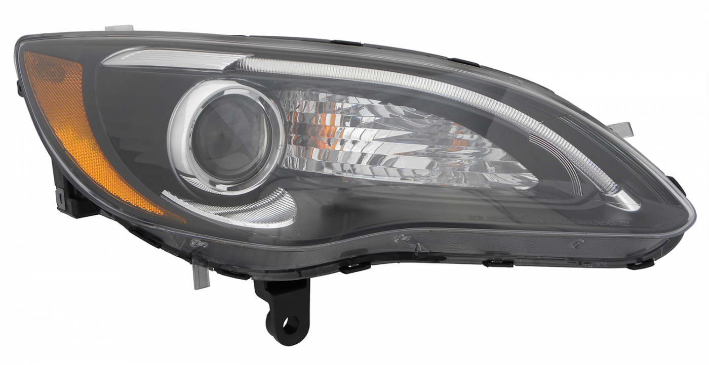 Head Lamp Passenger Side Halogen Black Bezel S Model High Quality For Chrysler - ch2503275