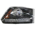 Head Lamp Passenger Side Halogen Projector Black Bezel For Ram - CH2503289U
