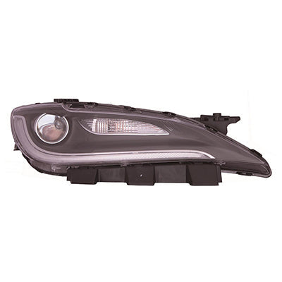 Head Lamp Passenger Side Black Trim Capareturn Restricted - Final Sale - No Warranty Coverage For Chrysler - CH2503292C