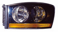 Head Lamp Driver Side With Black Beezel High Quality For Dodge - CH2518115