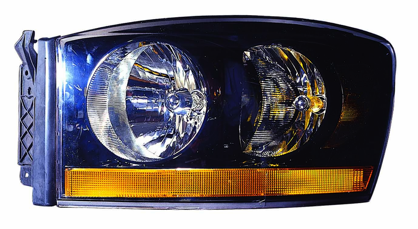 Head Lamp Driver Side With Black Beezel High Quality For Dodge - CH2518115