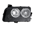 Head Lamp Driver Side Black Housing Halogen For Dodge - CH2518132V