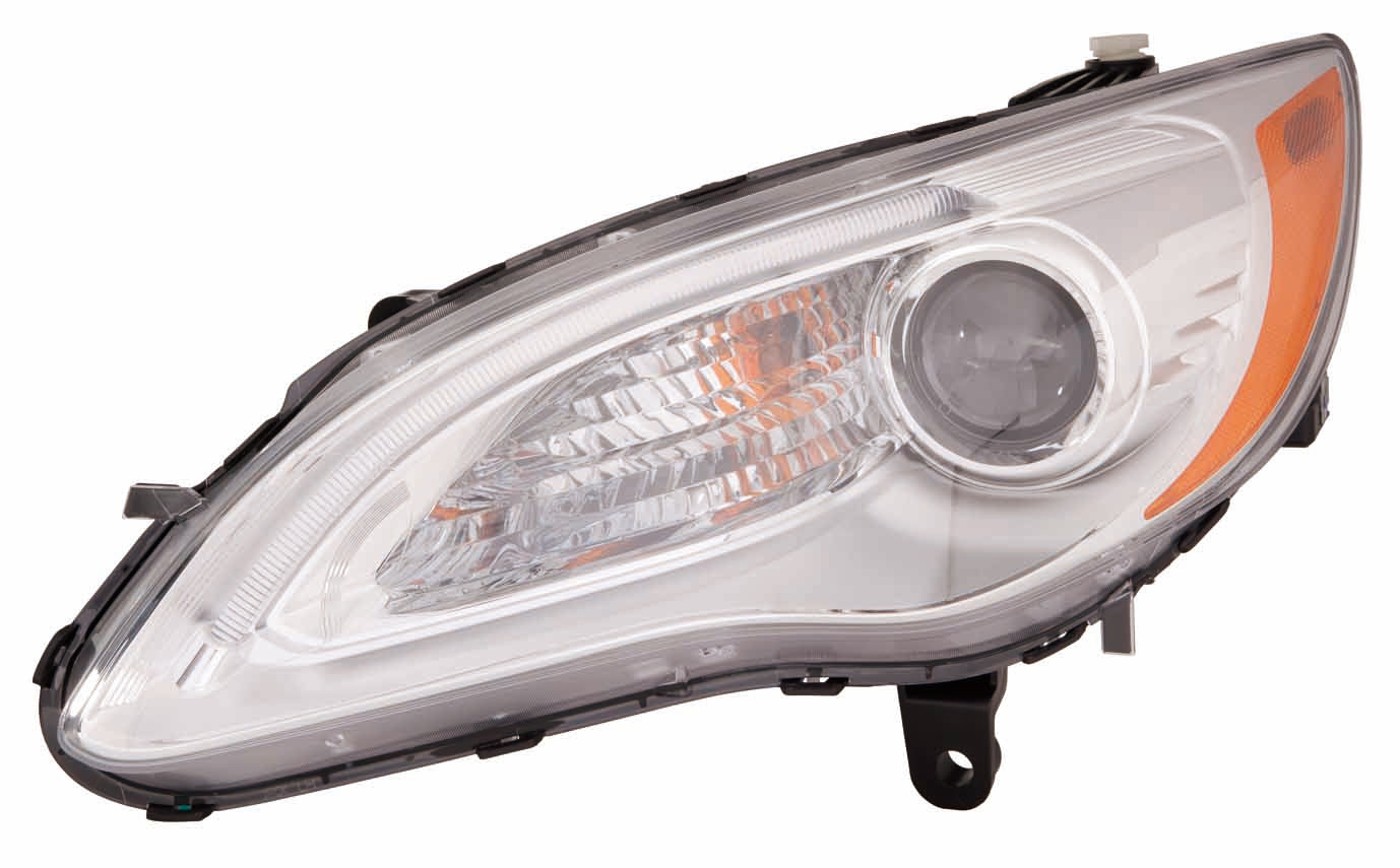 Head Lamp Driver Side Halogen Chrome Bezel Exclude S Model For Chrysler - CH2518140V
