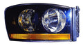Head Lamp Passenger Side With Black Bezel Capa For Dodge - CH2519115C