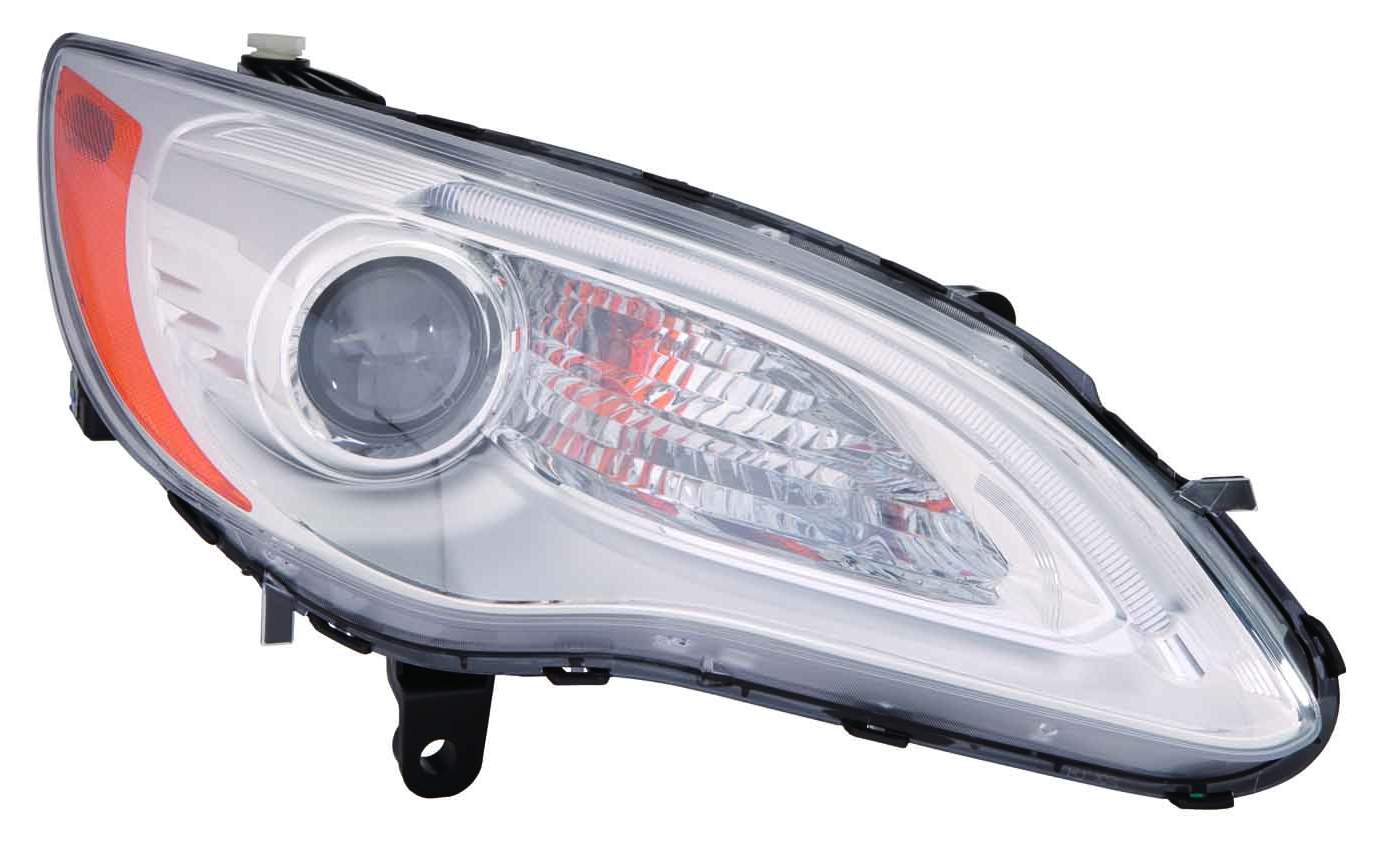 Head Lamp Passenger Side Halogen Chrome Bezel Exclude S Model For Chrysler - CH2519140V