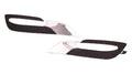 Fog Lamp Bezel Front Driver Side Matte-Black With Chrome Mldg For Buick - GM1038152