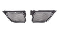 Grille Driver Side Upper Matte-Dark Gray With Chrome Mldg For Pontiac - GM1200652