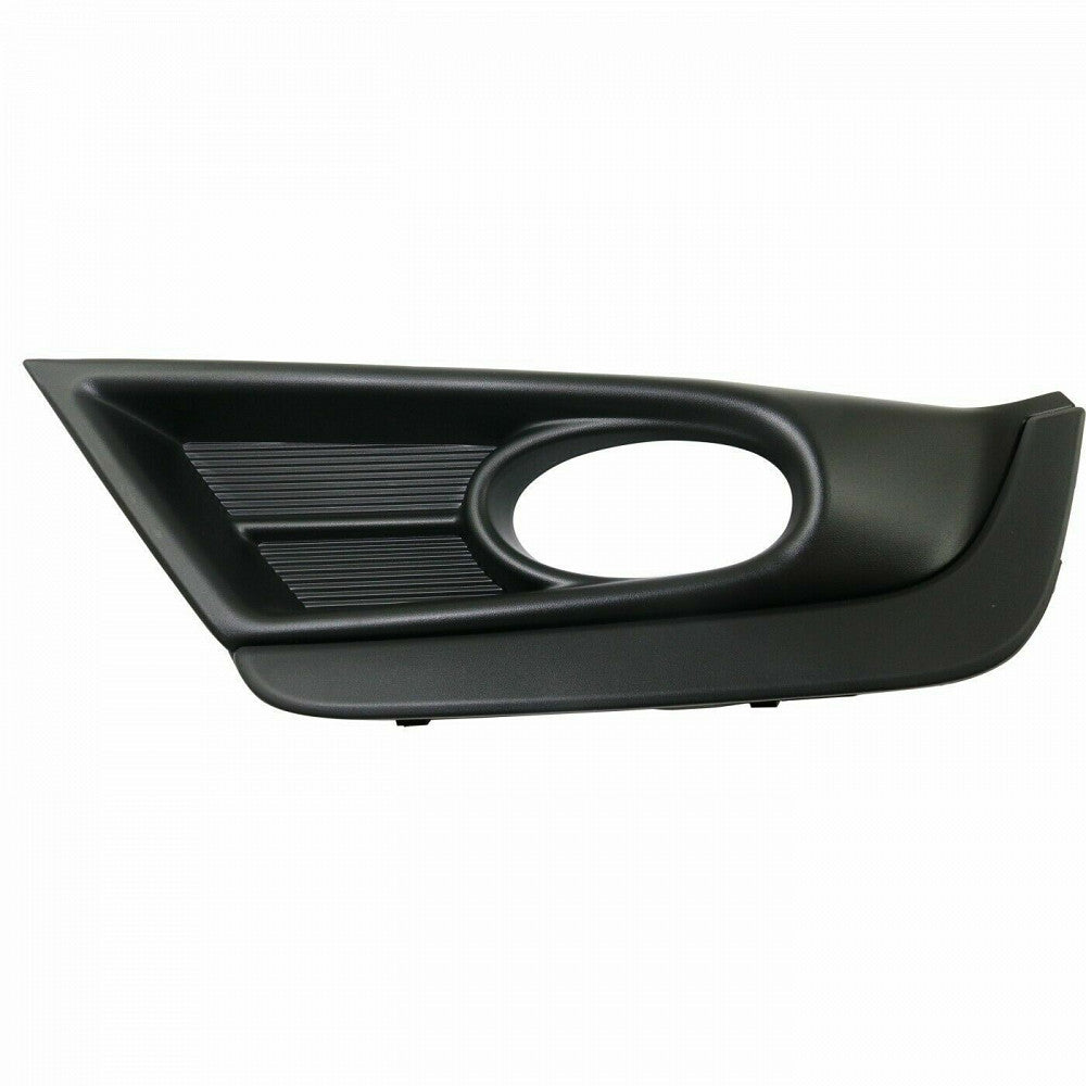 Fog Lamp Bezel Front Driver Side Black With Black Moulding For Honda - HO1038134