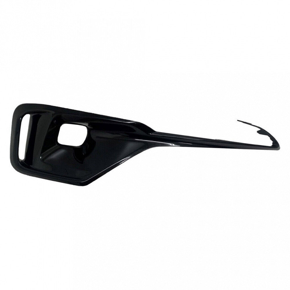 Fog Lamp Bezel Front Passenger Side Ptd Gloss Black For Honda - HO1039159