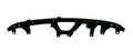 Bumper Support Front Upper Plastic For Honda - HO1041113