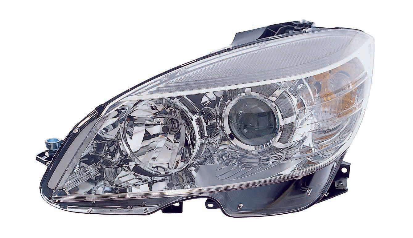Head Lamp Driver Side With Chrome Ring Frontom 09/02/2007 High Quality For Mercedes - mb2502163