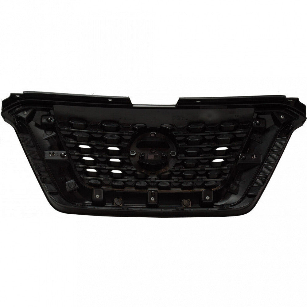 Grille Front Matte Black With  Smoke Chrome For Nissan - NI1200302