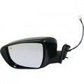Door Mirror Driver Side Power Htd With Chrome Base/Ptm Cover/Signal Usa Built For Nissan - NI1320285