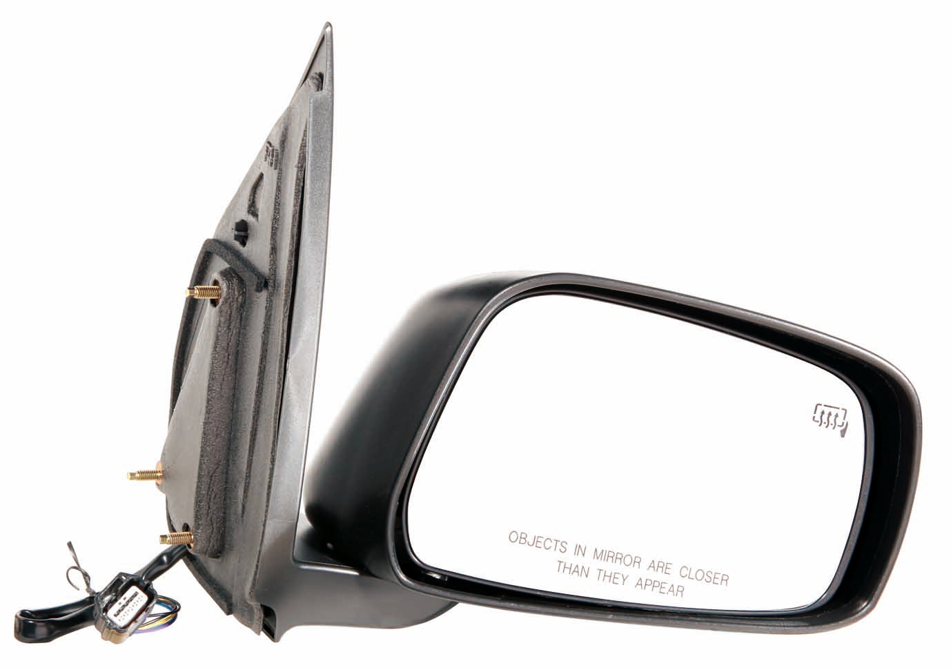 Door Mirror Passenger Side Power Htd Extended/Crew Cab Textured For Nissan - NI1321169