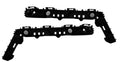 Bumper Retainer Rear Passenger Side Plastic For Toyota - TO1143132
